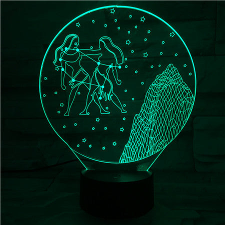 Gemini 3D Lamp