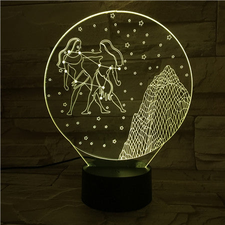 Gemini 3D Lamp