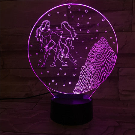 Gemini 3D Lamp