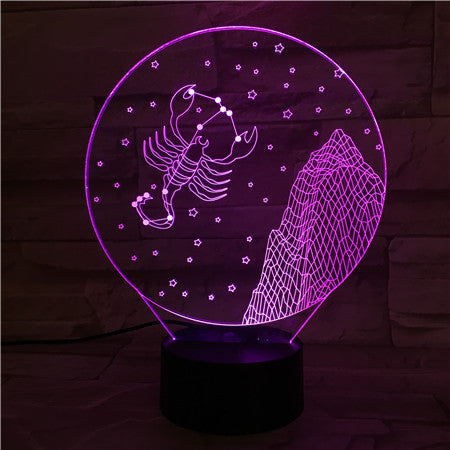 Scorpio 3D Lamp