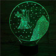 Virgo 3D Lamp