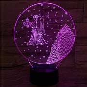 Virgo 3D Lamp