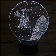 Virgo 3D Lamp
