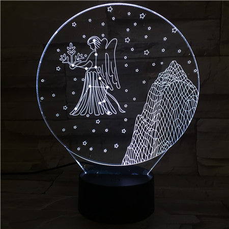 Virgo 3D Lamp
