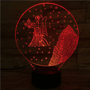 Virgo 3D Lamp