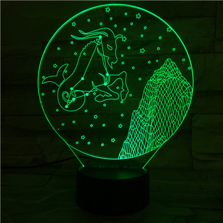 Capricorn 3D Lamp
