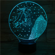 Capricorn 3D Lamp