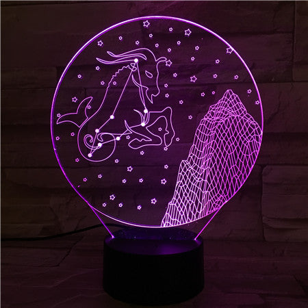 Capricorn 3D Lamp