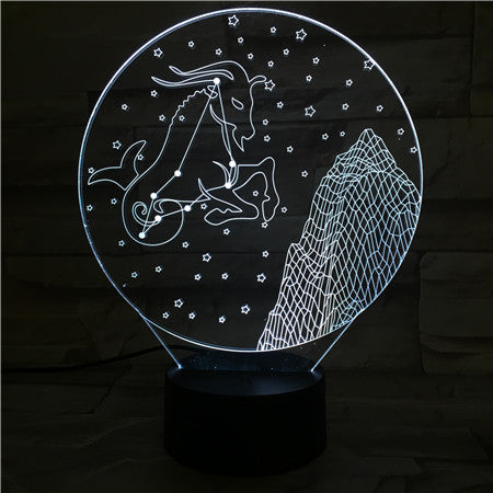 Capricorn 3D Lamp