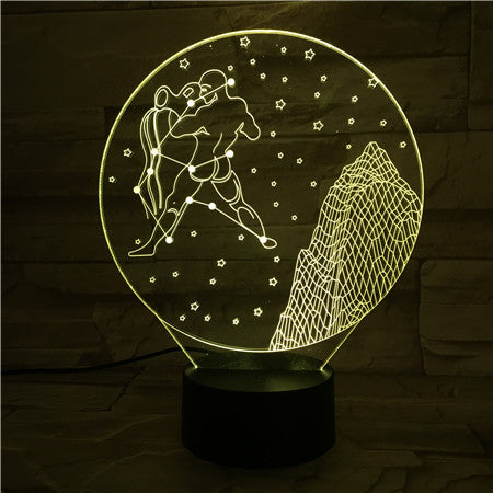 Aquarius 3D Lamp