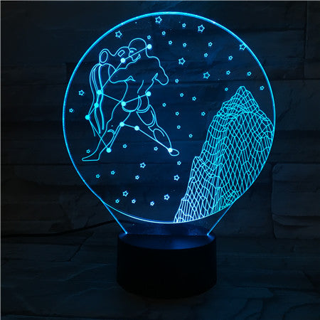 Aquarius 3D Lamp
