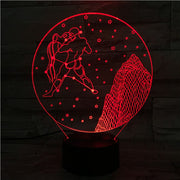 Aquarius 3D Lamp
