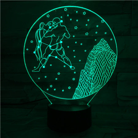 Aquarius 3D Lamp