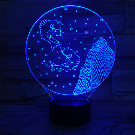 Pisces 3D Lamp