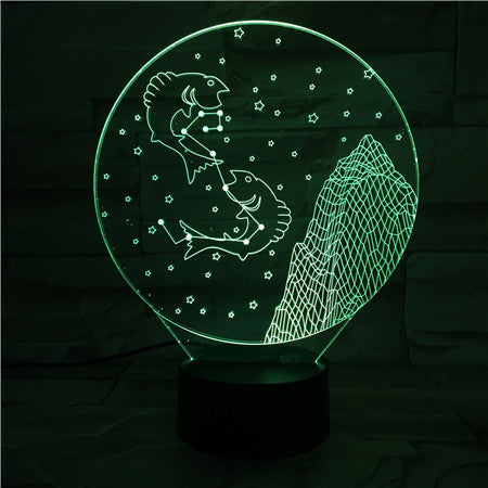 Pisces 3D Lamp