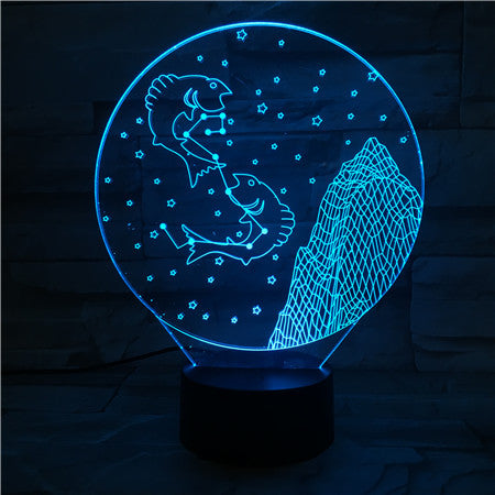 Pisces 3D Lamp