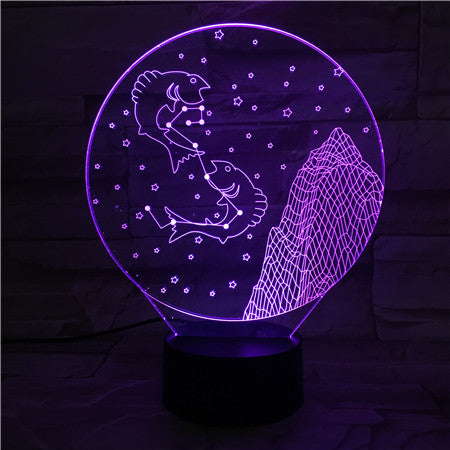 Pisces 3D Lamp
