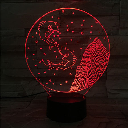 Pisces 3D Lamp