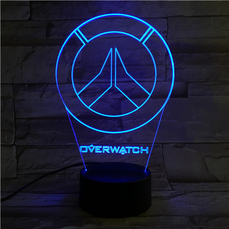 Overwatch 3D Lamp