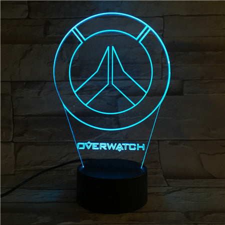 Overwatch 3D Lamp
