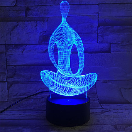 Meditation 3D Lamp