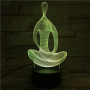 Meditation 3D Lamp