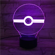 PokeBall 3D Lamp