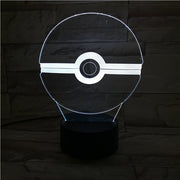 PokeBall 3D Lamp