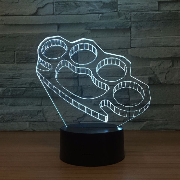 3D LED Night Light Self-defense Hand Clasps Acrylic Creative Usb Light Bedside Lamp, Modern Creative Usb Lamp Fast Drop Shipping