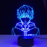 Tokyo Ghoul Ken Kaneki Face Nightlight for Reading Room Decor Light Anime Gift for Birthday Table Lamp Usb 3d Led Night Light