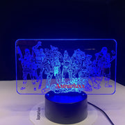 Game Legends Team Night Lamp Nightlight Room Decoration Light Friends Holiday Gift 7 Colors Table LED Night Light Drop Ship