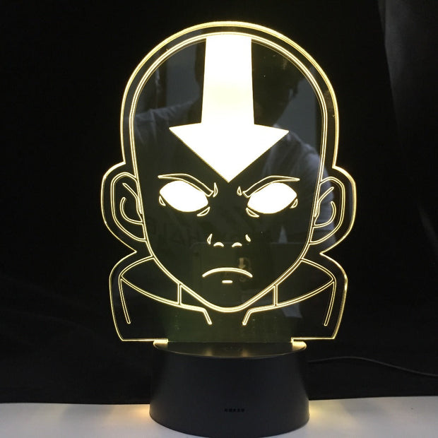 The Last Airbender 3D LED Night Light Coloful with Remote Touch Sensor for Room Decoration Cute Gift For Kids Gift Dropship