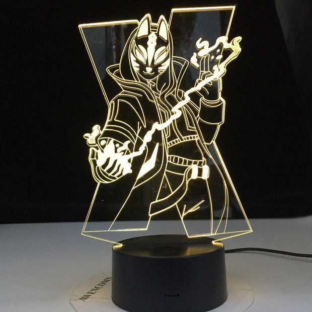 3D Illusion Battle Royale LED Night Lights 3D Night Table Lamps Kids Room Decoration Create Birthday Best Budget Deal Stay Safe