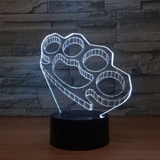 3D LED Night Light Self-defense Hand Clasps Acrylic Creative Usb Light Bedside Lamp, Modern Creative Usb Lamp Fast Drop Shipping