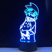 Anime Soul Eater Figure Acrylic 3d led Lamp Nightlight for Child Bedroom Decor Rgbw Colorful Desk Lamp Led Night Light Dropship