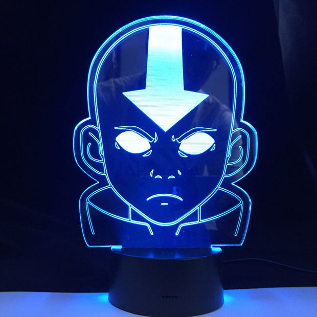 The Last Airbender 3D LED Night Light Coloful with Remote Touch Sensor for Room Decoration Cute Gift For Kids Gift Dropship