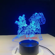 Legend 3D LED Lamp Changeable Mood Lamp LED 7 Colors USB Decor Illusion Table Lamp for Home Decorative As Game Toy Gift