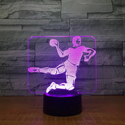 Handball 3D Led Lamp 7 Color Night Lamps For Kids Touch Usb Table Lampara Lampe Baby Sleeping Nightlight Room Lamp Drop Ship