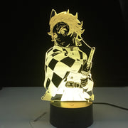 Kimetsu No Yaiba Nezuko Kamado Figure Led Night Light for Bedroom Decor Nightlight Kids Child Table 3d Lamp Gift