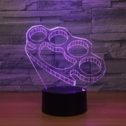 3D LED Night Light Self-defense Hand Clasps Acrylic Creative Usb Light Bedside Lamp, Modern Creative Usb Lamp Fast Drop Shipping