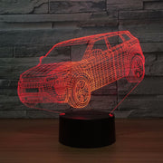 MPV SUV Car Kids Toys Child Party Gifts 7 Colors Change USB Lights Lighting LED For Bedroom Beside Decorative Luminaria 3D Lamp