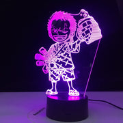 Anime ONE PIECE 3D Led Night Light Roronoa Zoro Figure Nightlight for Kids Child Bedroom Decoration Usb Table 3d Lamp Gift