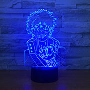 Naruto Figure 7 Color Change 3D Led Visual Modelling Anime Night Light Kids Touch Button Usb Table Lamp Home Decor Lighting Gift