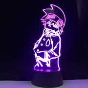 Anime Soul Eater Figure Acrylic 3d led Lamp Nightlight for Child Bedroom Decor Rgbw Colorful Desk Lamp Led Night Light Dropship