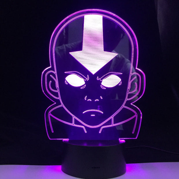 The Last Airbender 3D LED Night Light Coloful with Remote Touch Sensor for Room Decoration Cute Gift For Kids Gift Dropship