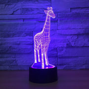 3D Lamp Giraffe 7 Colors RGB Led Night Lamps for Kids Touch Led USB Table Lampara Baby Sleeping Nightlight Novelty Drop Shipping