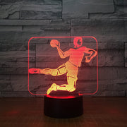 Handball 3D Led Lamp 7 Color Night Lamps For Kids Touch Usb Table Lampara Lampe Baby Sleeping Nightlight Room Lamp Drop Ship