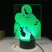 Venom Agents Figma Marvel Model 3D LED Illusion Nightlight Fairy Light Desk Lamp Avengers Movable Body Venom Figure Toys AW-3579