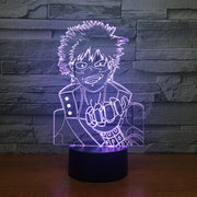 Naruto Figure 7 Color Change 3D Led Visual Modelling Anime Night Light Kids Touch Button Usb Table Lamp Home Decor Lighting Gift