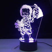 Anime ONE PIECE 3D Led Night Light Roronoa Zoro Figure Nightlight for Kids Child Bedroom Decoration Usb Table 3d Lamp Gift